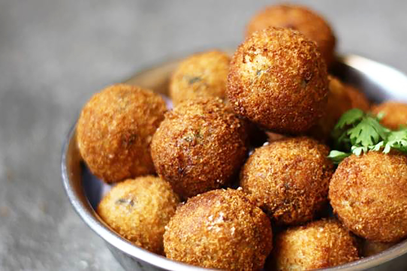 POLPETTE DI RICOTTA E SALMONE AFFUMICATO