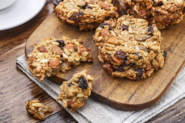 GRANOLA COOKIES CON CIOCCOLATO E MIELE 