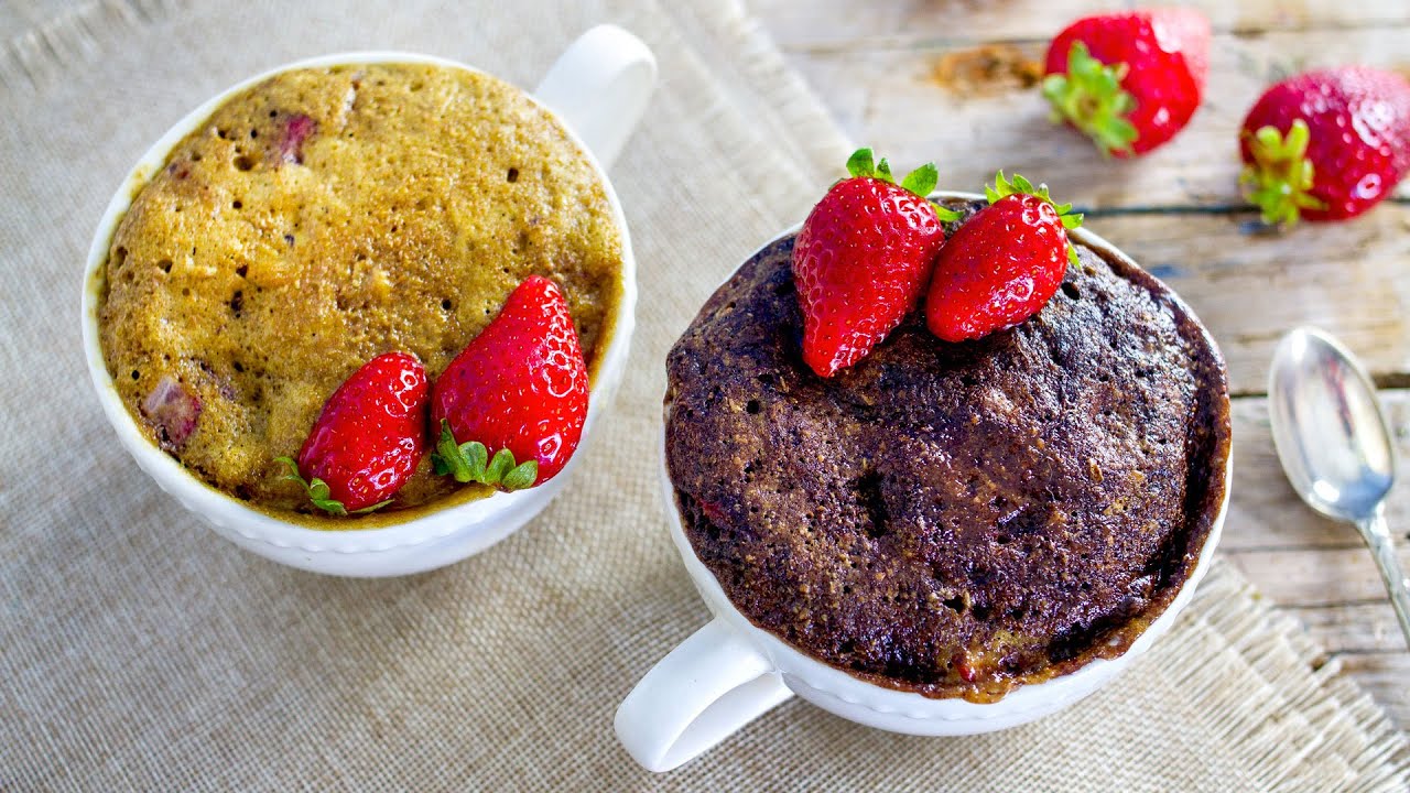 TORTA IN TAZZA FRAGOLE E CIOCCOLATO